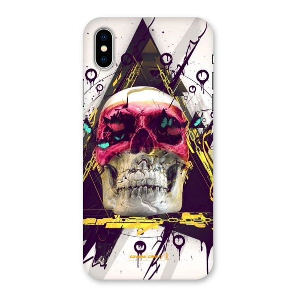 Abstract Skull Back Case for iPhone X