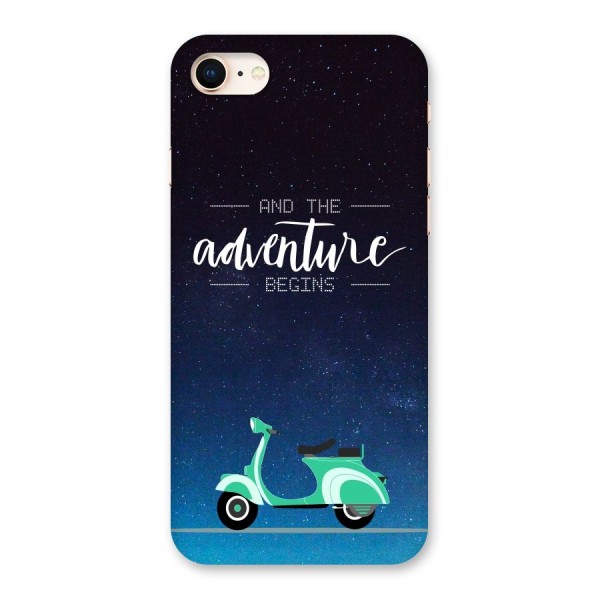 Adventure Scooter Back Case for iPhone 8