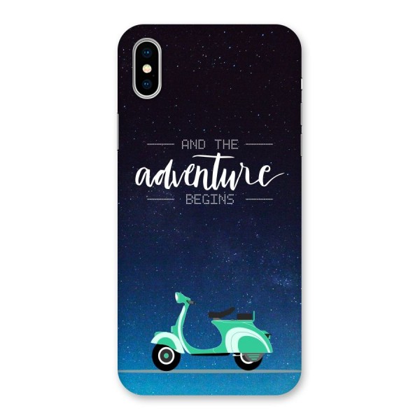 Adventure Scooter Back Case for iPhone X