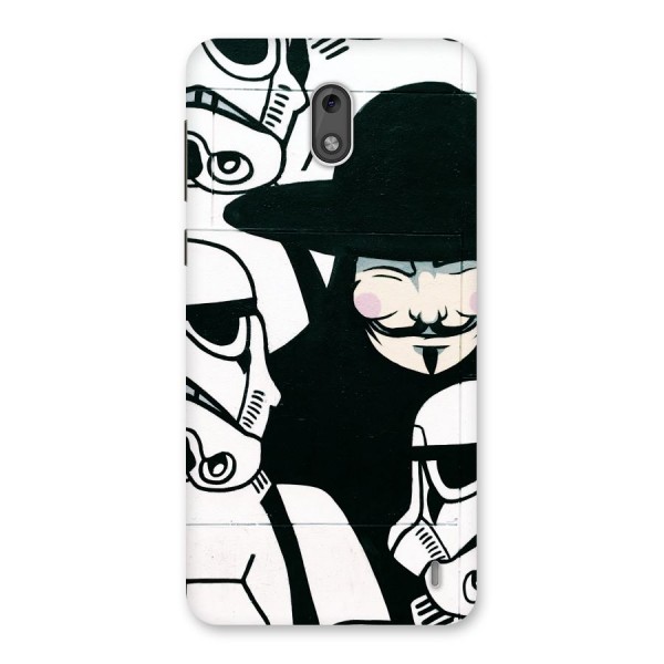 Anonymous Hat Back Case for Nokia 2