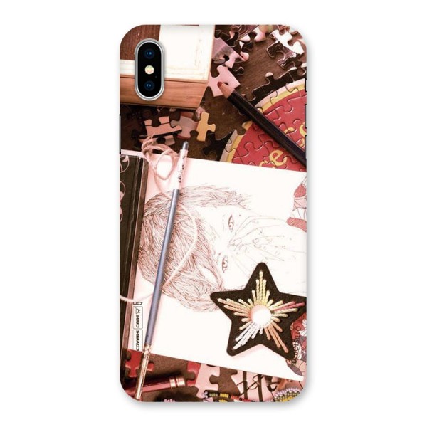 Artistic Messy Back Case for iPhone X