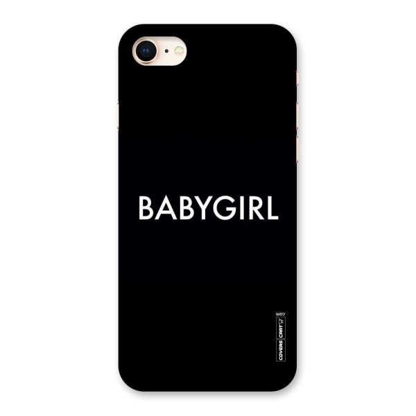 Baby Girl Back Case for iPhone 8