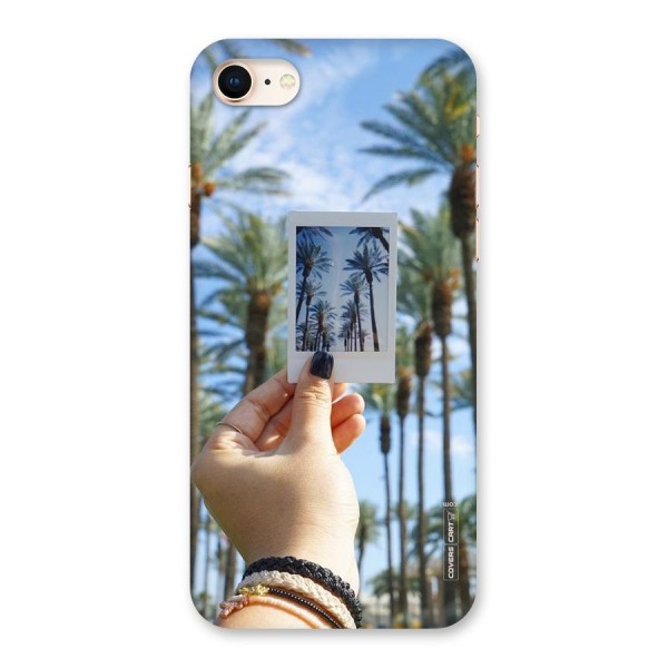Beach Trees Back Case for iPhone 8