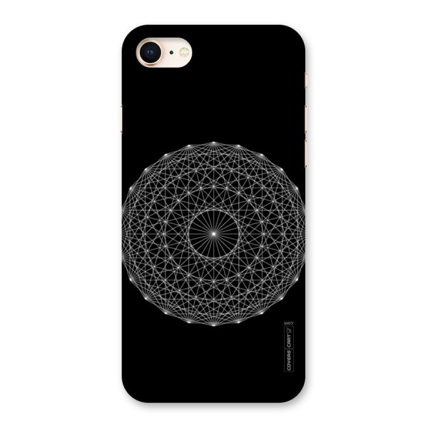 Black Clipart Back Case for iPhone 8