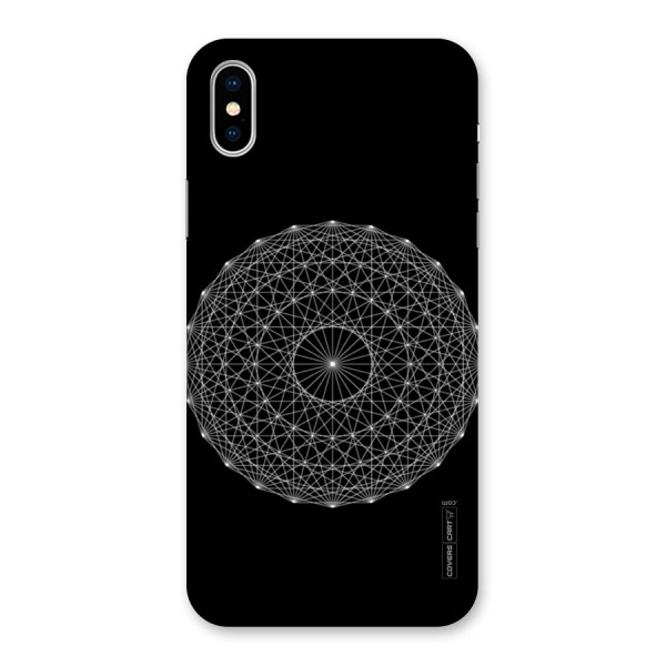 Black Clipart Back Case for iPhone X