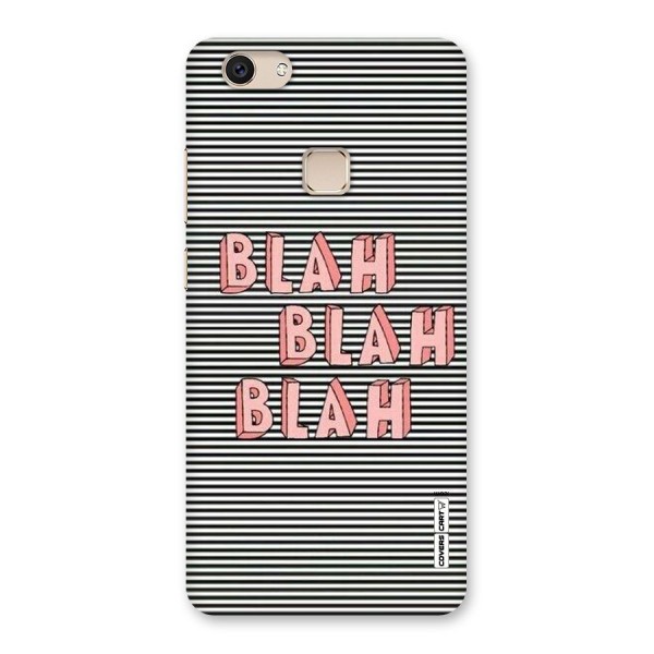 Blah Stripes Back Case for Vivo V7