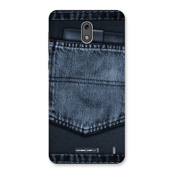 Blue Denim Back Case for Nokia 2