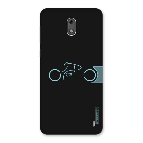 Blue Ride Back Case for Nokia 2