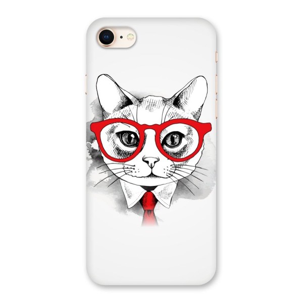 Business Cat Back Case for iPhone 8