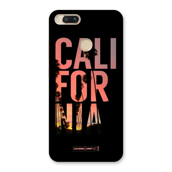 California Back Case for Mi A1