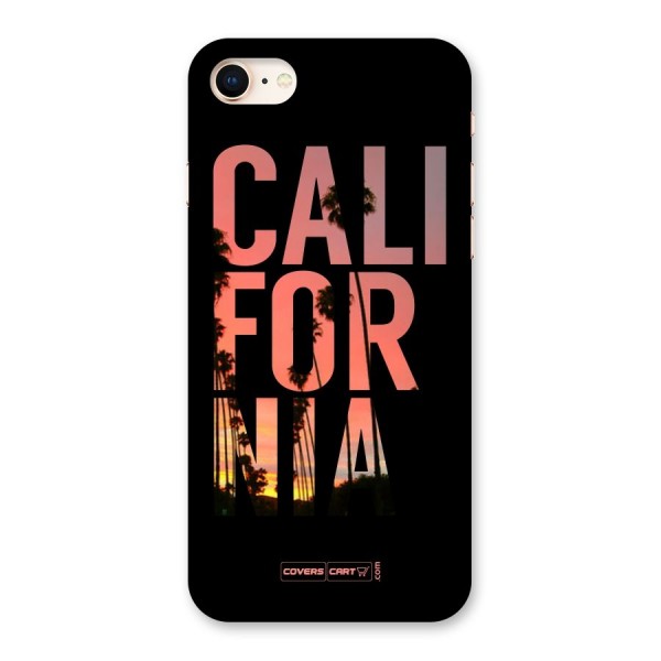 California Back Case for iPhone 8