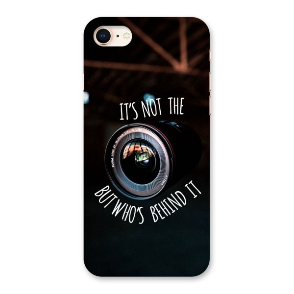 Camera Quote Back Case for iPhone 8