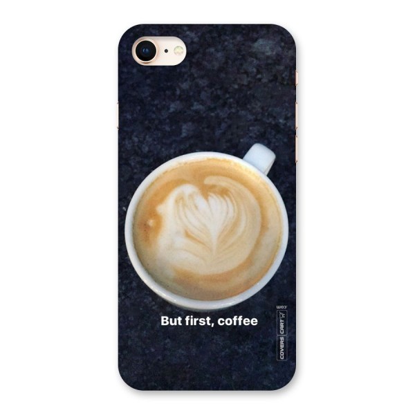 Cappuccino Coffee Back Case for iPhone 8