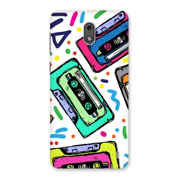 Cassette Pattern Back Case for Nokia 2