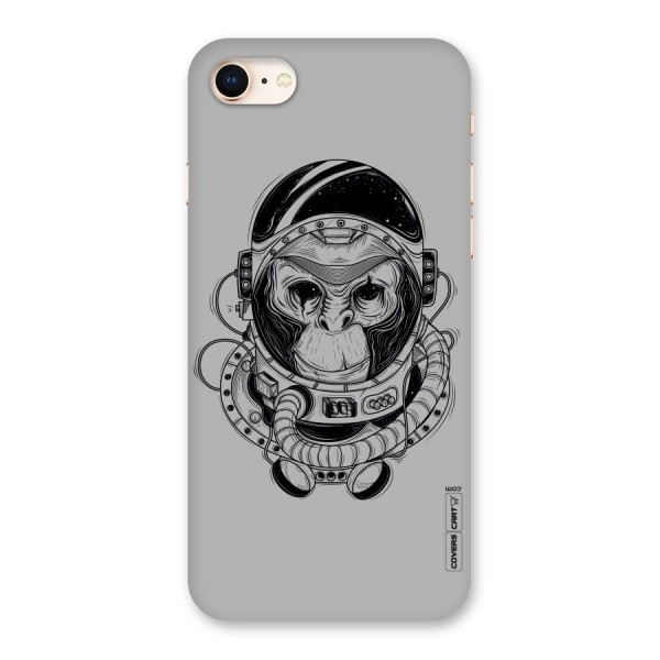 Chimpanzee Astronaut Back Case for iPhone 8