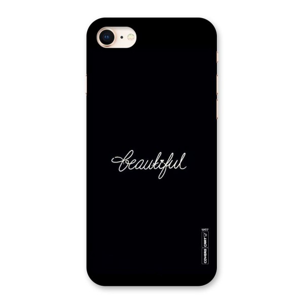 Classic Beautiful Back Case for iPhone 8