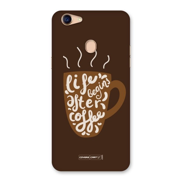 Coffee Mug Back Case for Oppo F5