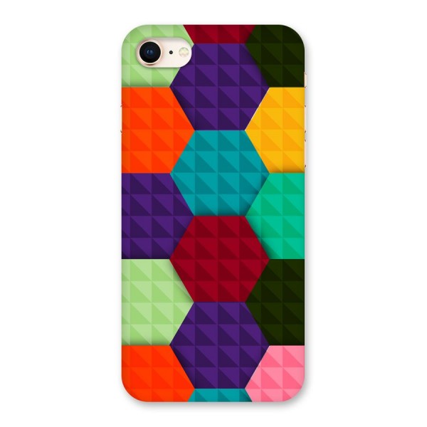 Colourful Abstract Back Case for iPhone 8