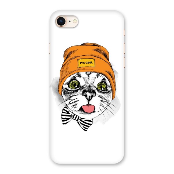 Cool cat Back Case for iPhone 8