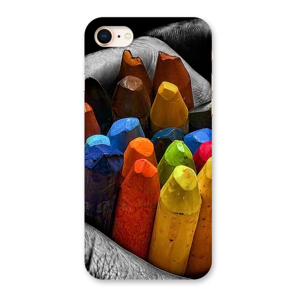 Crayons Beautiful Back Case for iPhone 8