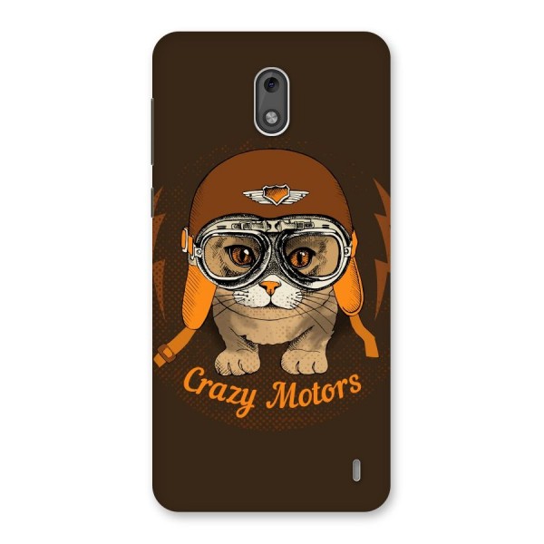 Crazy cat Back Case for Nokia 2