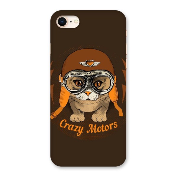 Crazy cat Back Case for iPhone 8