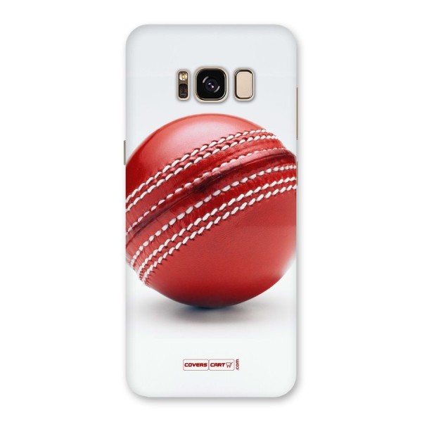 Red International Cricket Ball Back Case for Galaxy S8