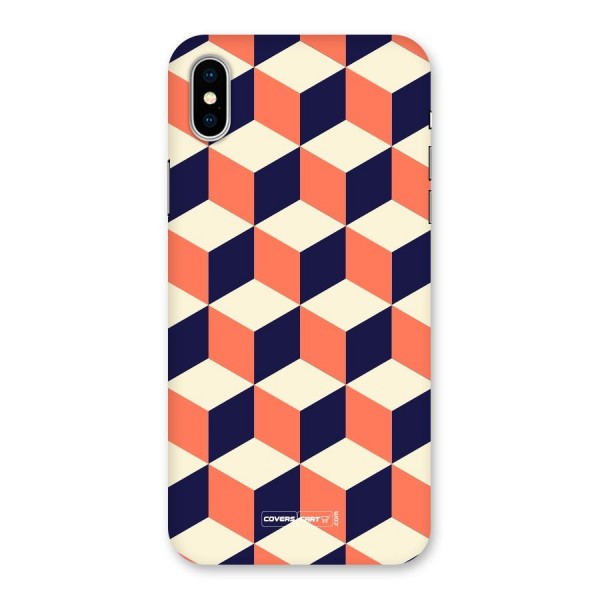 Cube Pattern Back Case for iPhone X