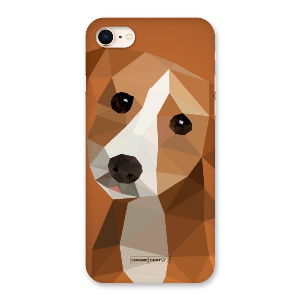 Cute Dog Back Case for iPhone 8