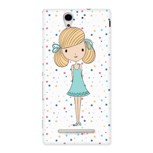 Cute Girl Back Case for Xperia C3