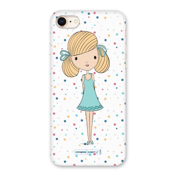 Cute Girl Back Case for iPhone 8