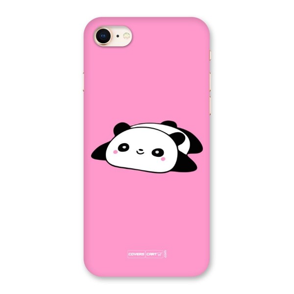 Cute Lazy Panda Back Case for iPhone 8