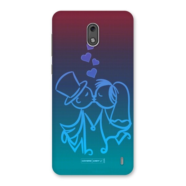 Cute Love Back Case for Nokia 2