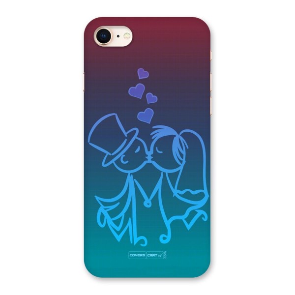 Cute Love Back Case for iPhone 8