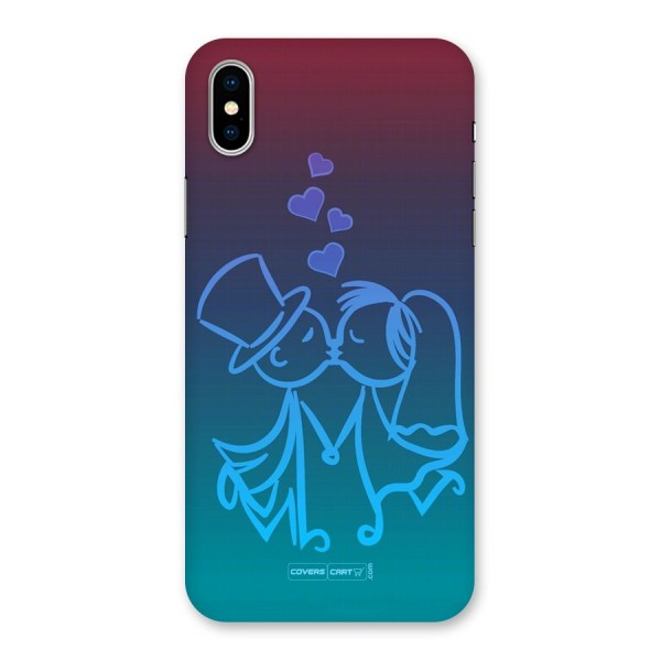 Cute Love Back Case for iPhone X