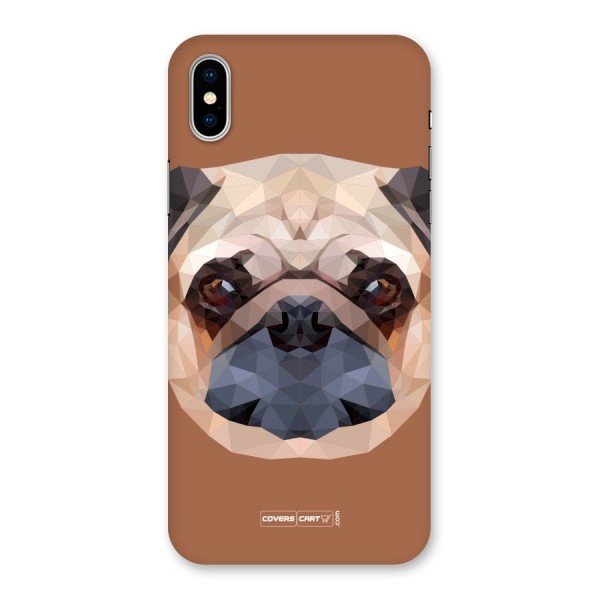 Cute Pug Back Case for iPhone X