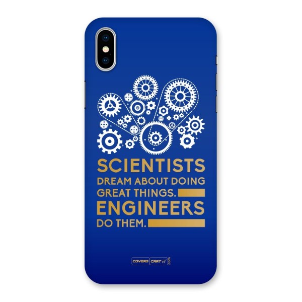 Engineer Back Case for iPhone X