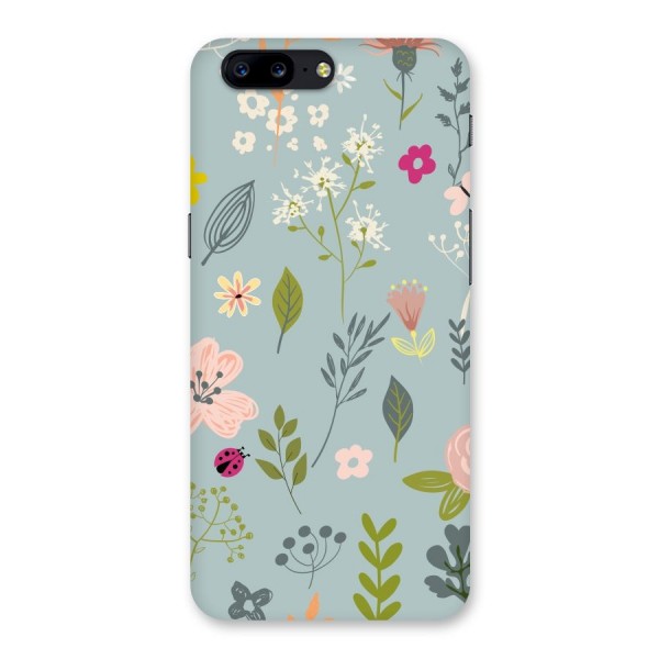 Flawless Flowers Back Case for OnePlus 5