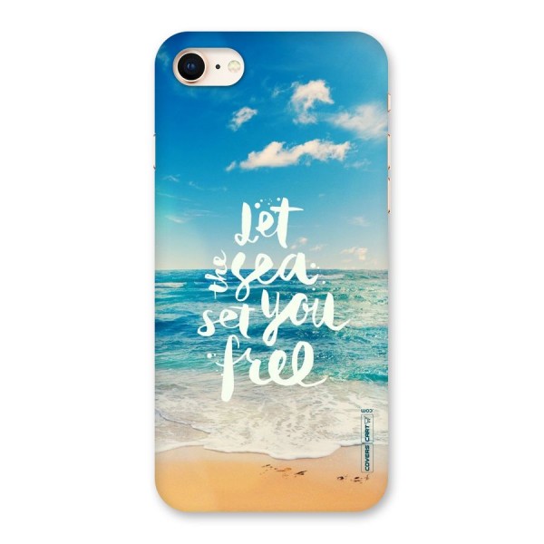 Free Sea Back Case for iPhone 8