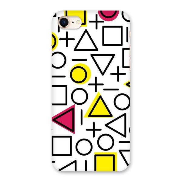 Geometry Pattern Back Case for iPhone 8