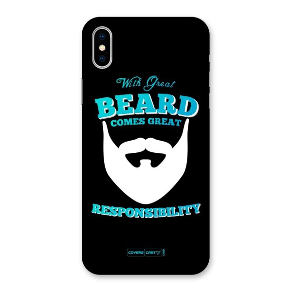 Great Beard Back Case for iPhone X