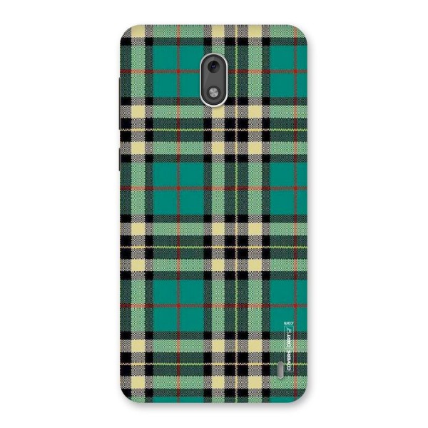 Green Check Back Case for Nokia 2