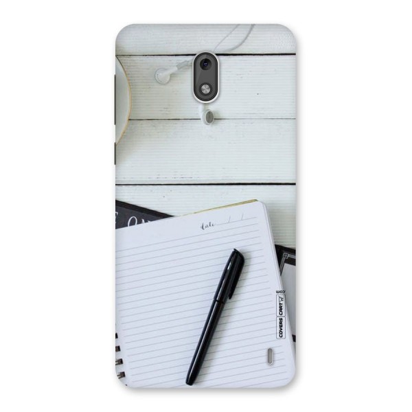 Headphones Notes Back Case for Nokia 2