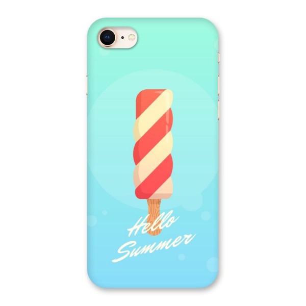 Hello Summer Back Case for iPhone 8