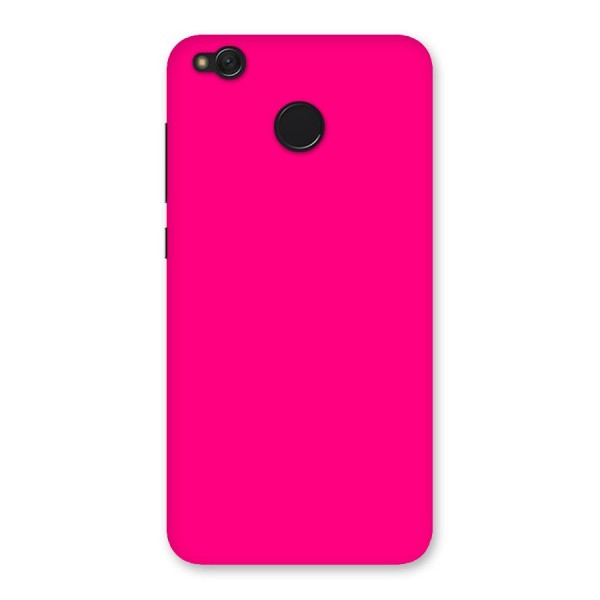 Hot Pink Back Case for Redmi 4