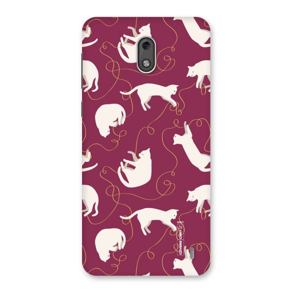 Lazy Kitty Back Case for Nokia 2