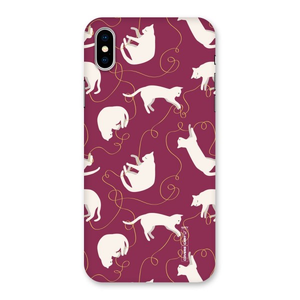 Lazy Kitty Back Case for iPhone X