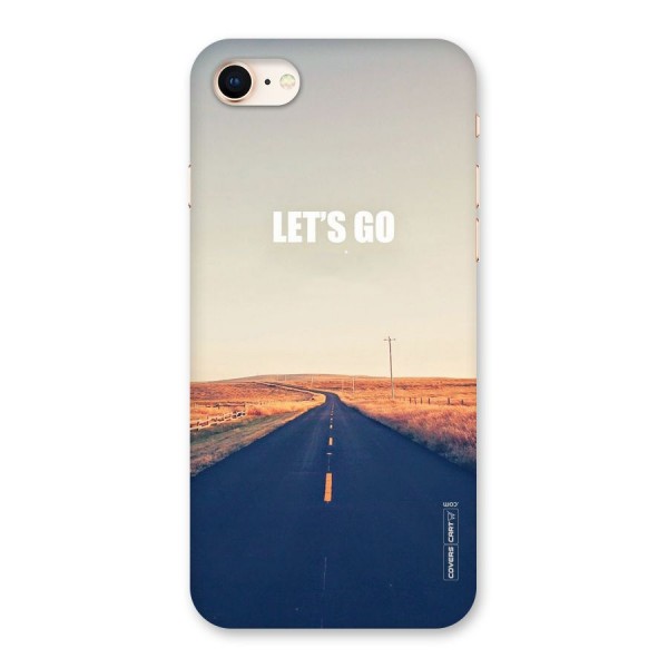 Lets Wander Back Case for iPhone 8