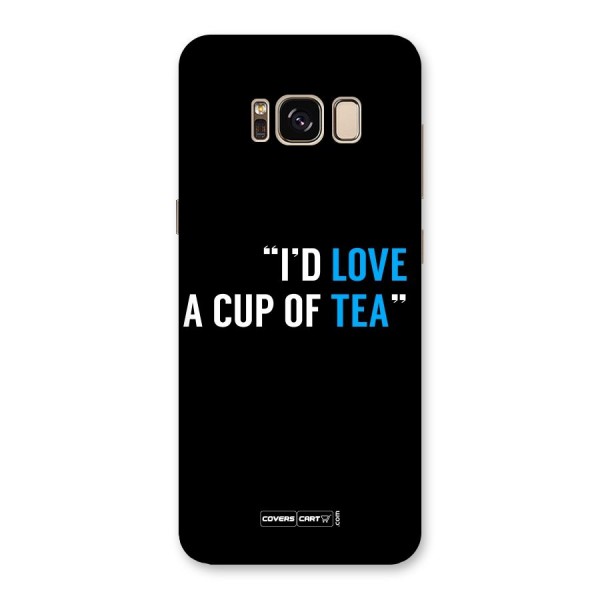 Love Tea Back Case for Galaxy S8