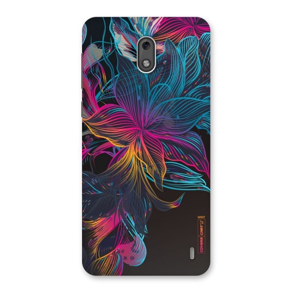 Multi-Colour Flowers Back Case for Nokia 2